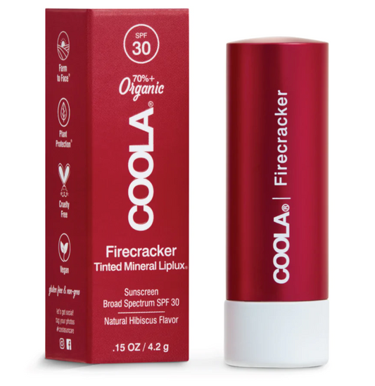 Coola Mineral Liplux Organic Tinted Lip Balm Sunscreen SPF 30