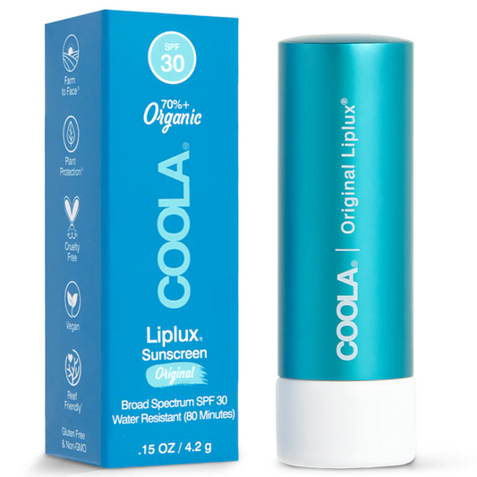 Coola Classic Liplux Organic Lip Balm Sunscreen SPF 30 - Original